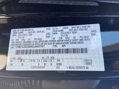2025 Ford Escape Active