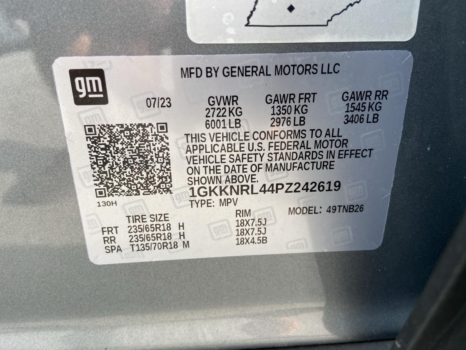 2023 GMC Acadia SLE