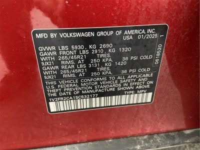 2025 Volkswagen Atlas 2.0T SEL Premium R-Line
