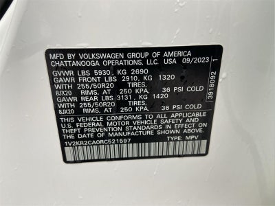 2024 Volkswagen Atlas 2.0T SE w/Technology