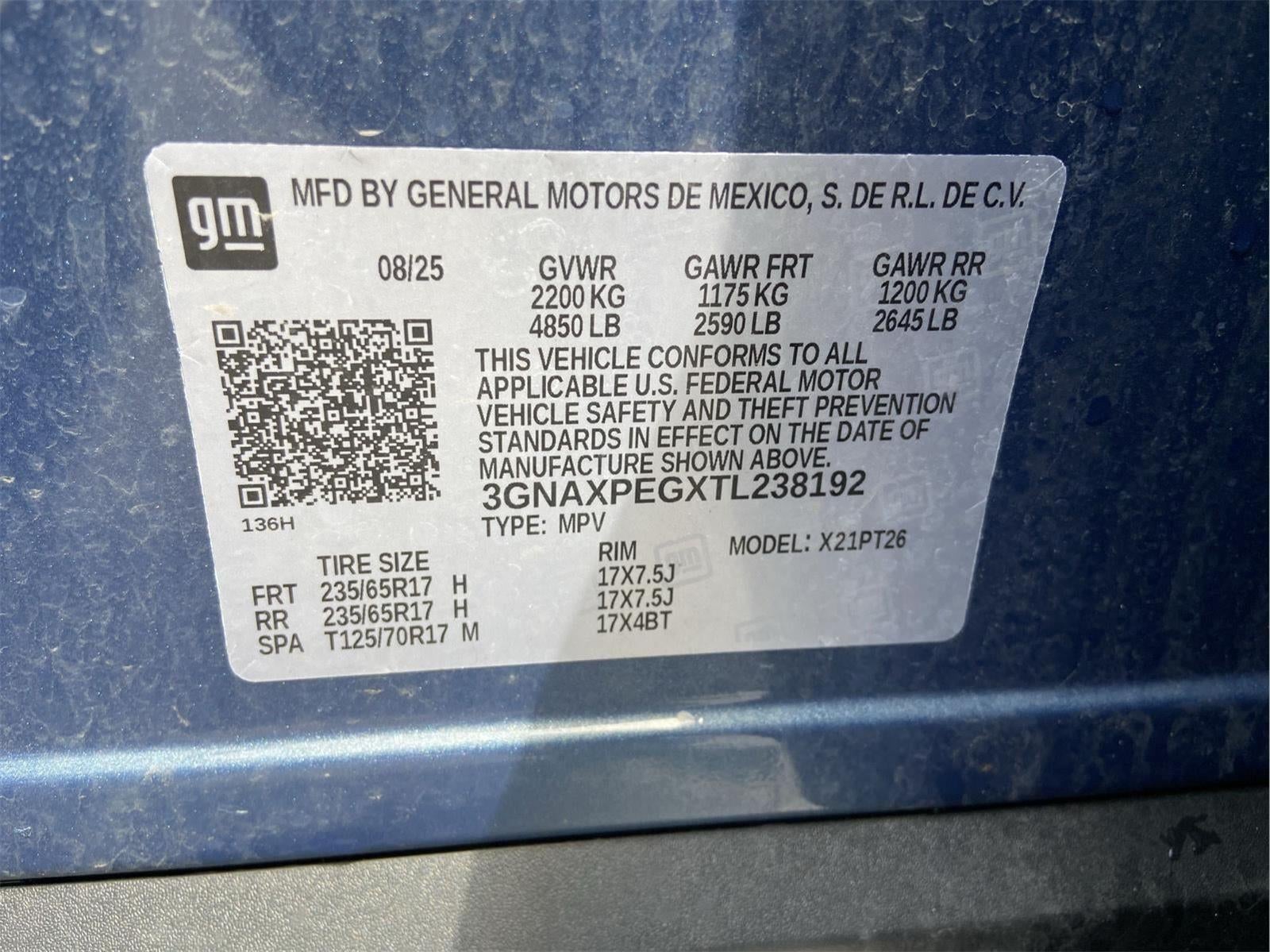 2026 Chevrolet Equinox AWD LT