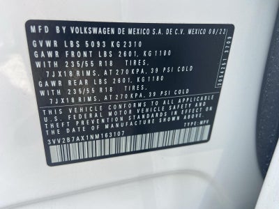 2022 Volkswagen Tiguan SE