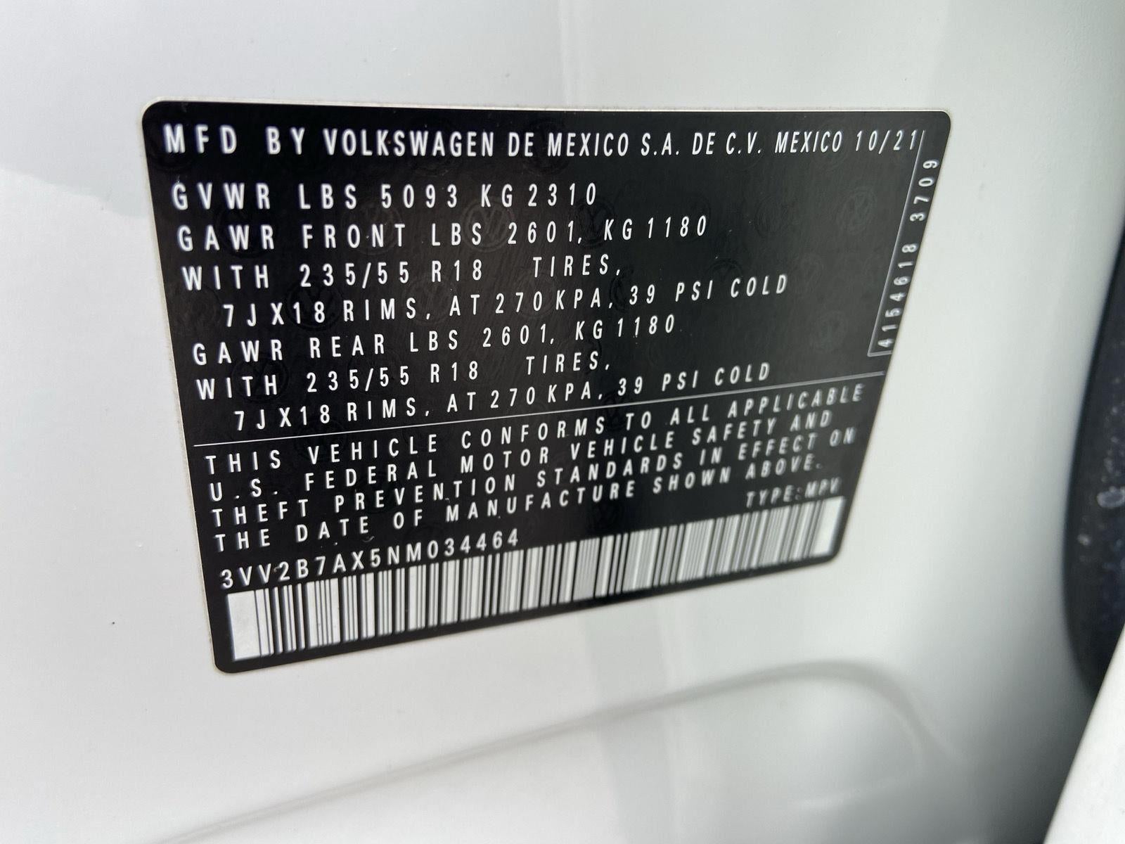 2022 Volkswagen Tiguan SE