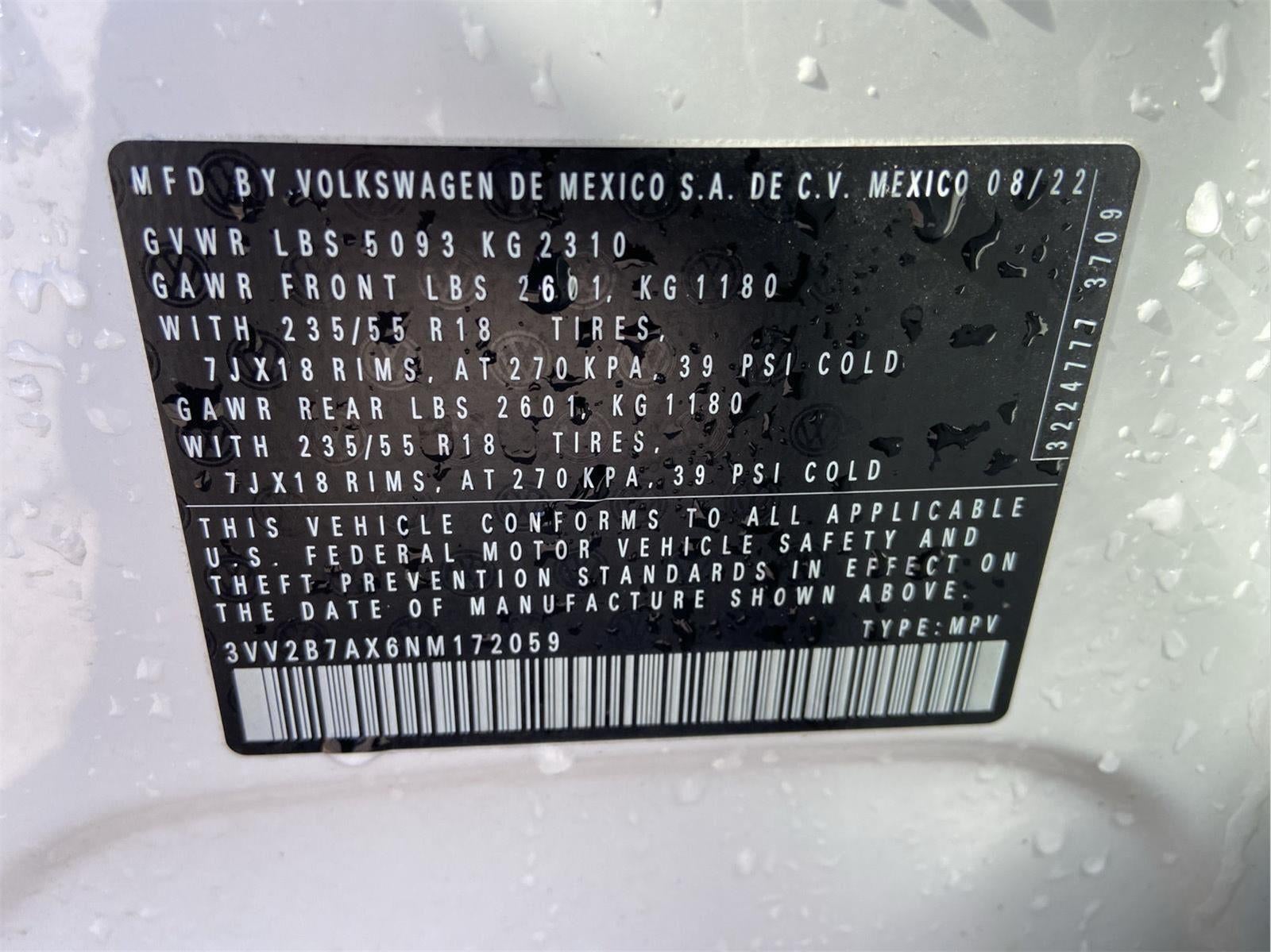 2022 Volkswagen Tiguan SE