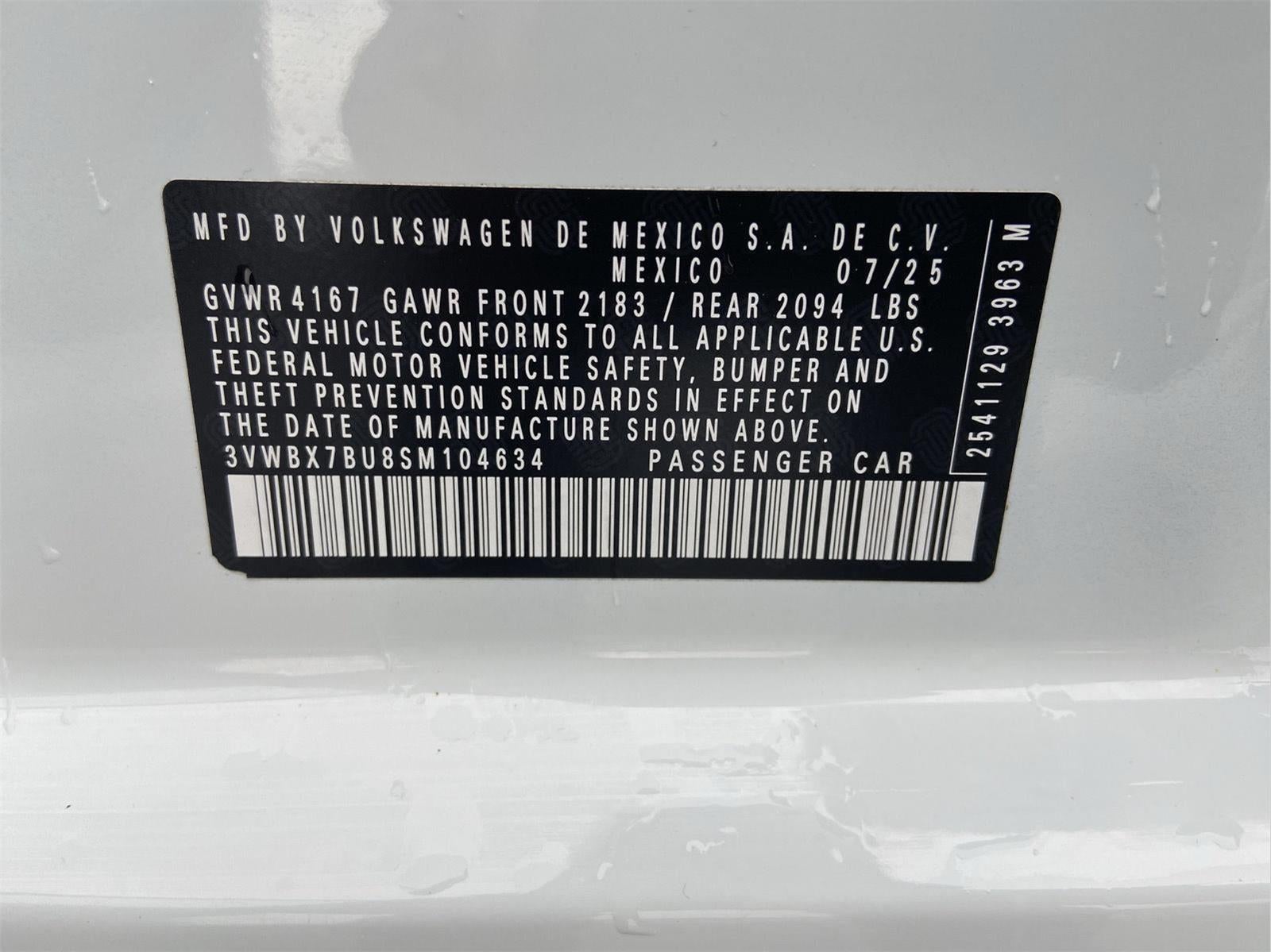 2025 Volkswagen Jetta Sport