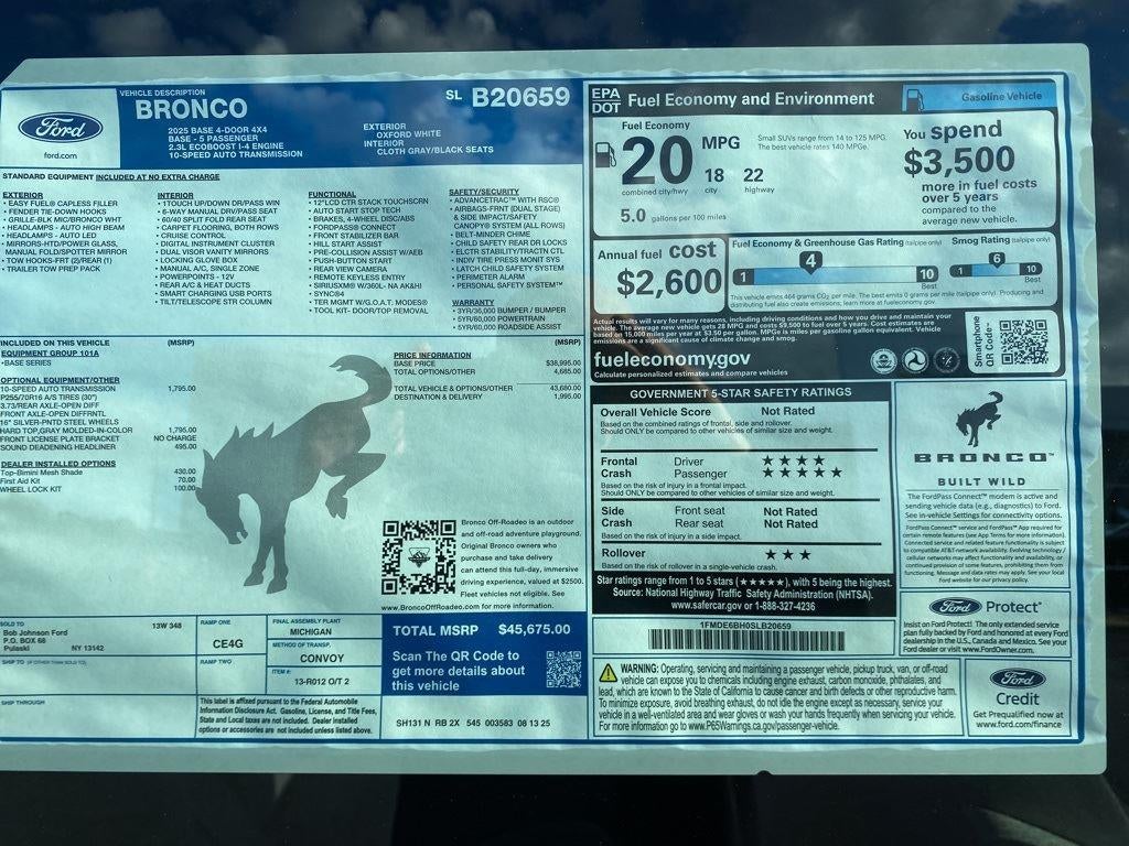 2025 Ford Bronco Base