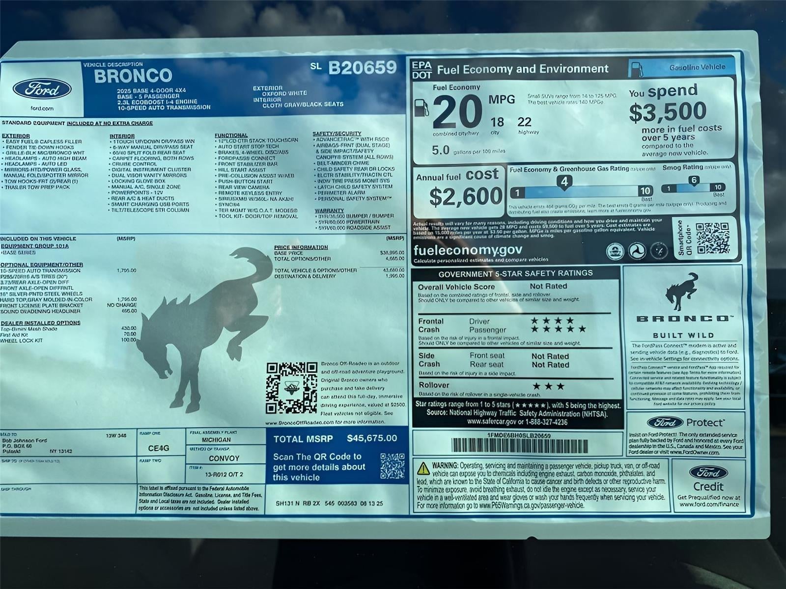 2025 Ford Bronco Base