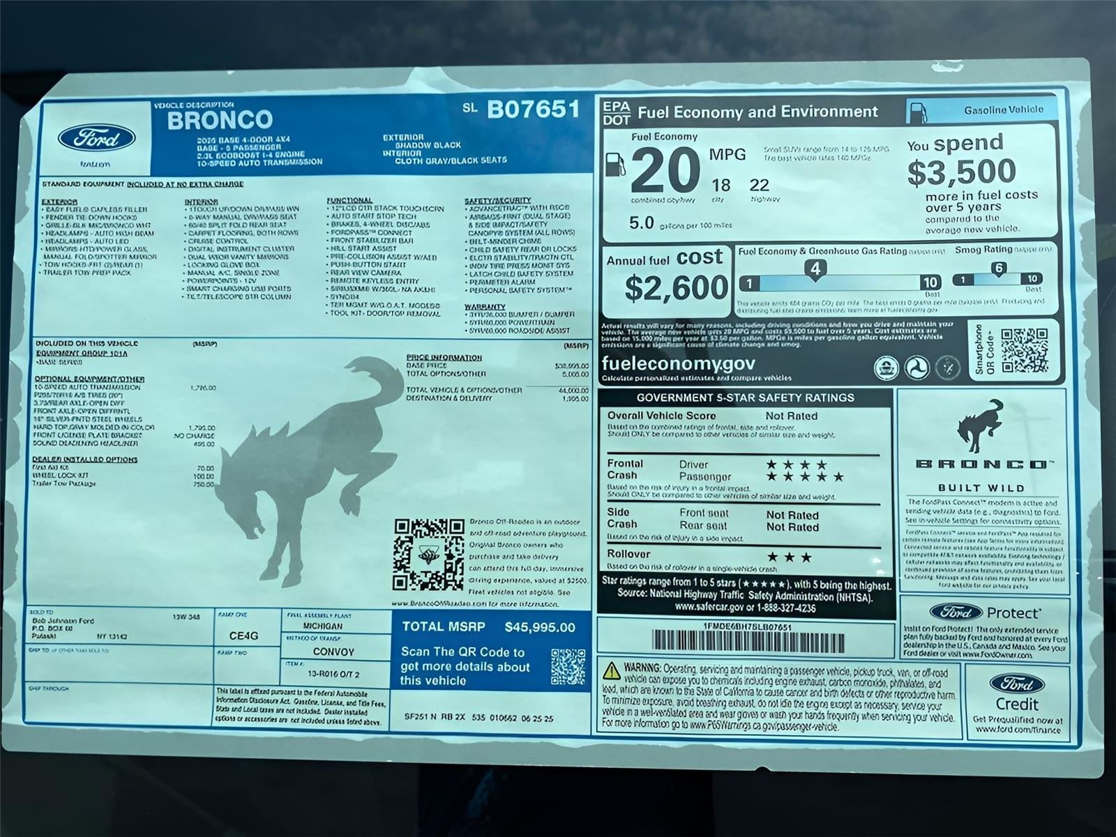 2025 Ford Bronco Base