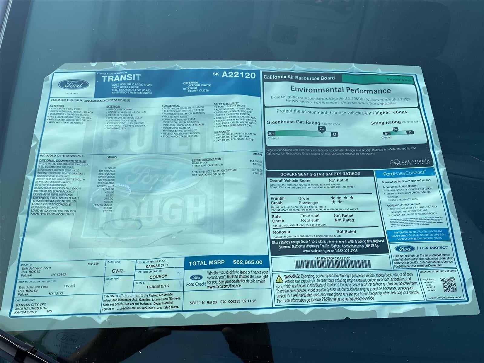 2025 Ford Transit Cargo Van Base