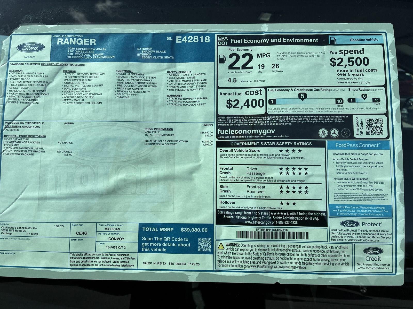 2025 Ford Ranger STX