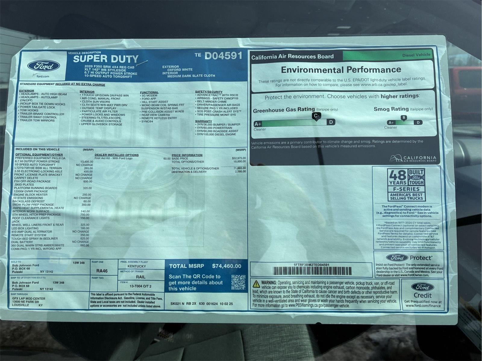 2026 Ford Super Duty F-350 XLT