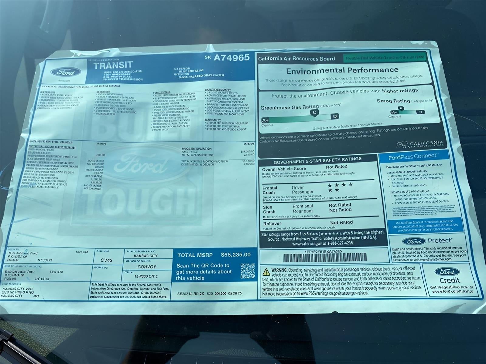 2025 Ford Transit Cargo Van Base