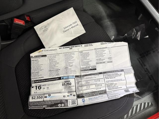 2021 Chevrolet Silverado 1500 4WD Crew Cab Short Bed Custom Trail Boss
